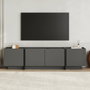Nordure Soporte para TV Antracita y Negro